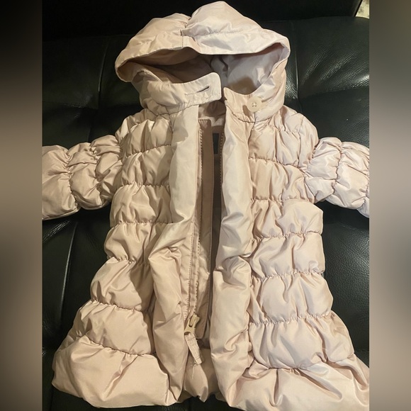 Baby gap light pink puffer jacket size 0-6months - Picture 4 of 5